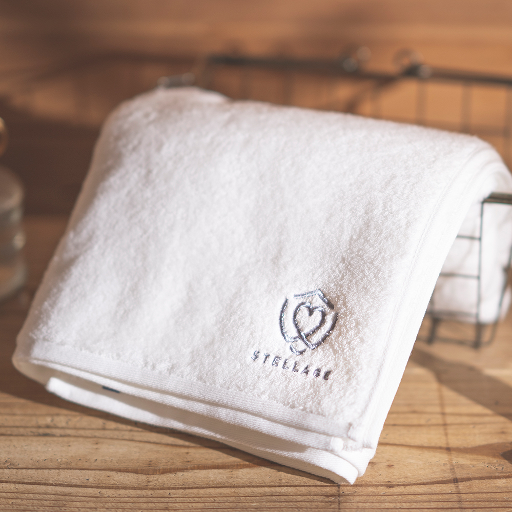 STELLAGE】SKINCARE TOWEL バスタオル（オフホワイト