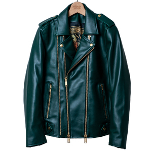 【STEALTH STELL'A】SAINT GERMAIN-LEATHER RIDERS COLOR（GREEN）