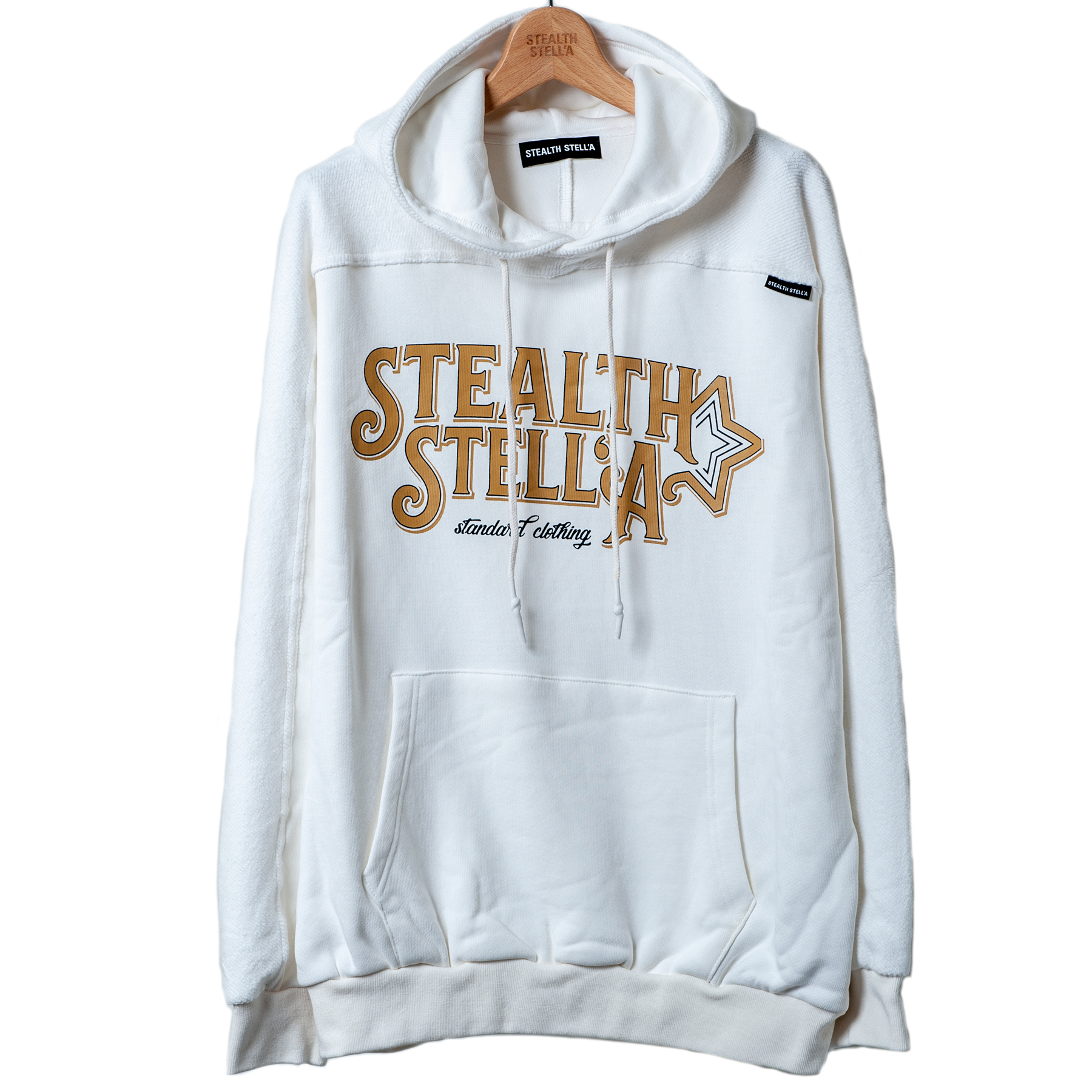 【STEALTH STELL'A】COLLEGE-PULL PK HEAVY-COUNTRY（WHITE）