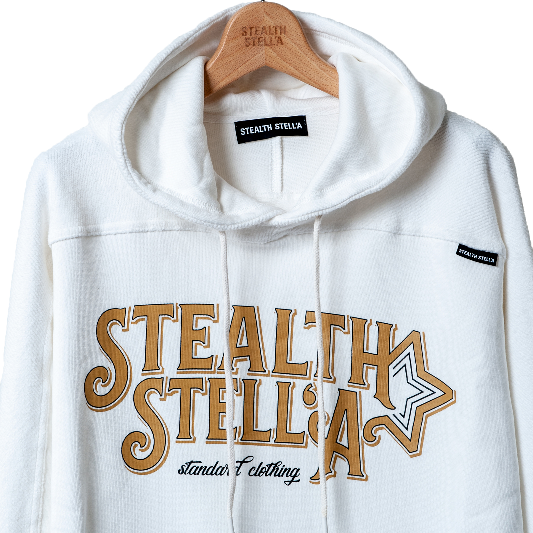 【STEALTH STELL'A】COLLEGE-PULL PK HEAVY-COUNTRY（WHITE）