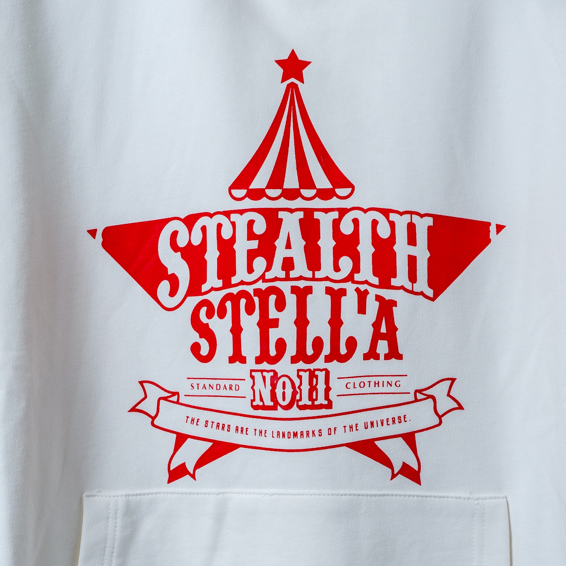 【STEALTH STELL'A】COLLEGE-PULL PK LIGHT-CIRCUS（WHITE）