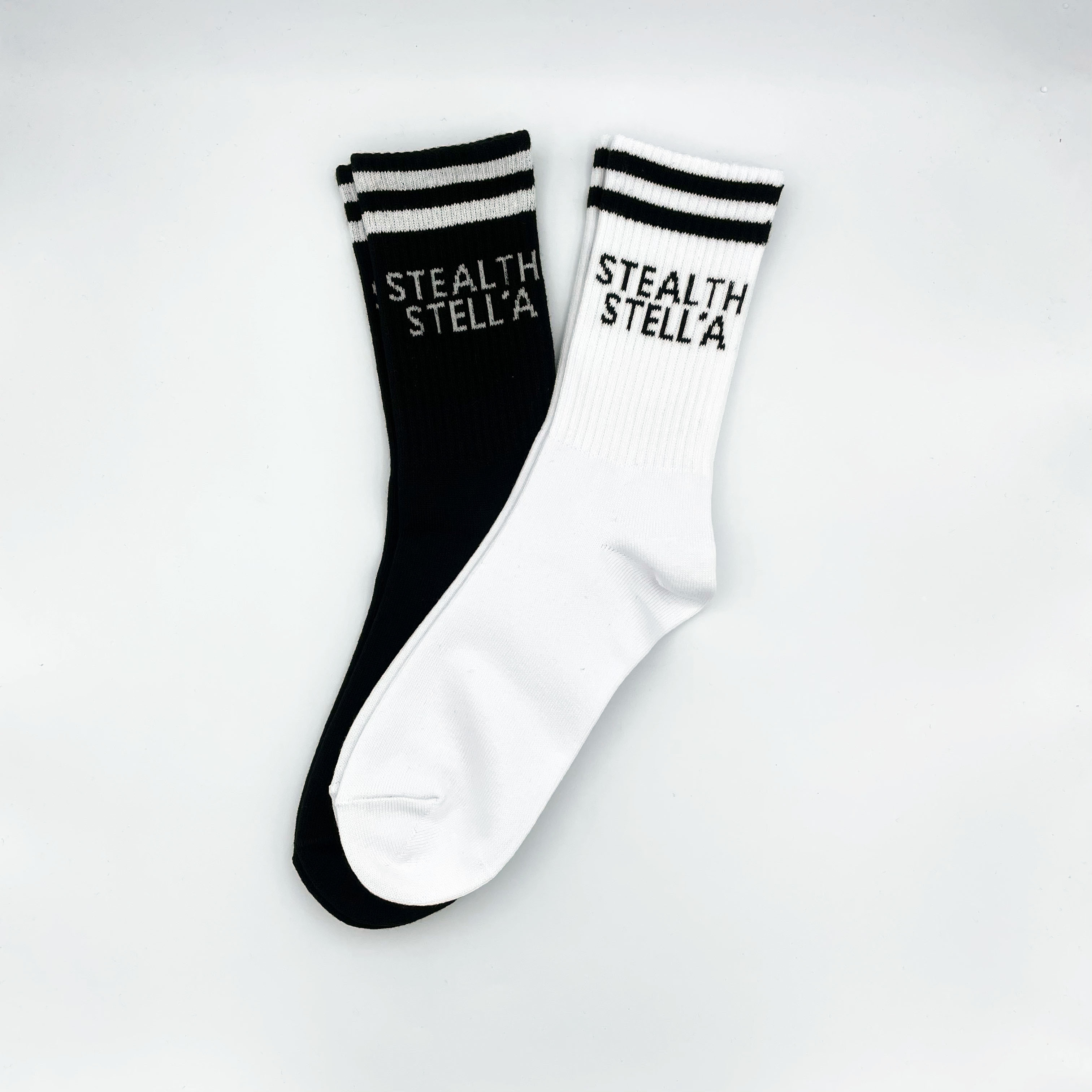【STEALTH STELL'A】LOGO LINE SOCKS 