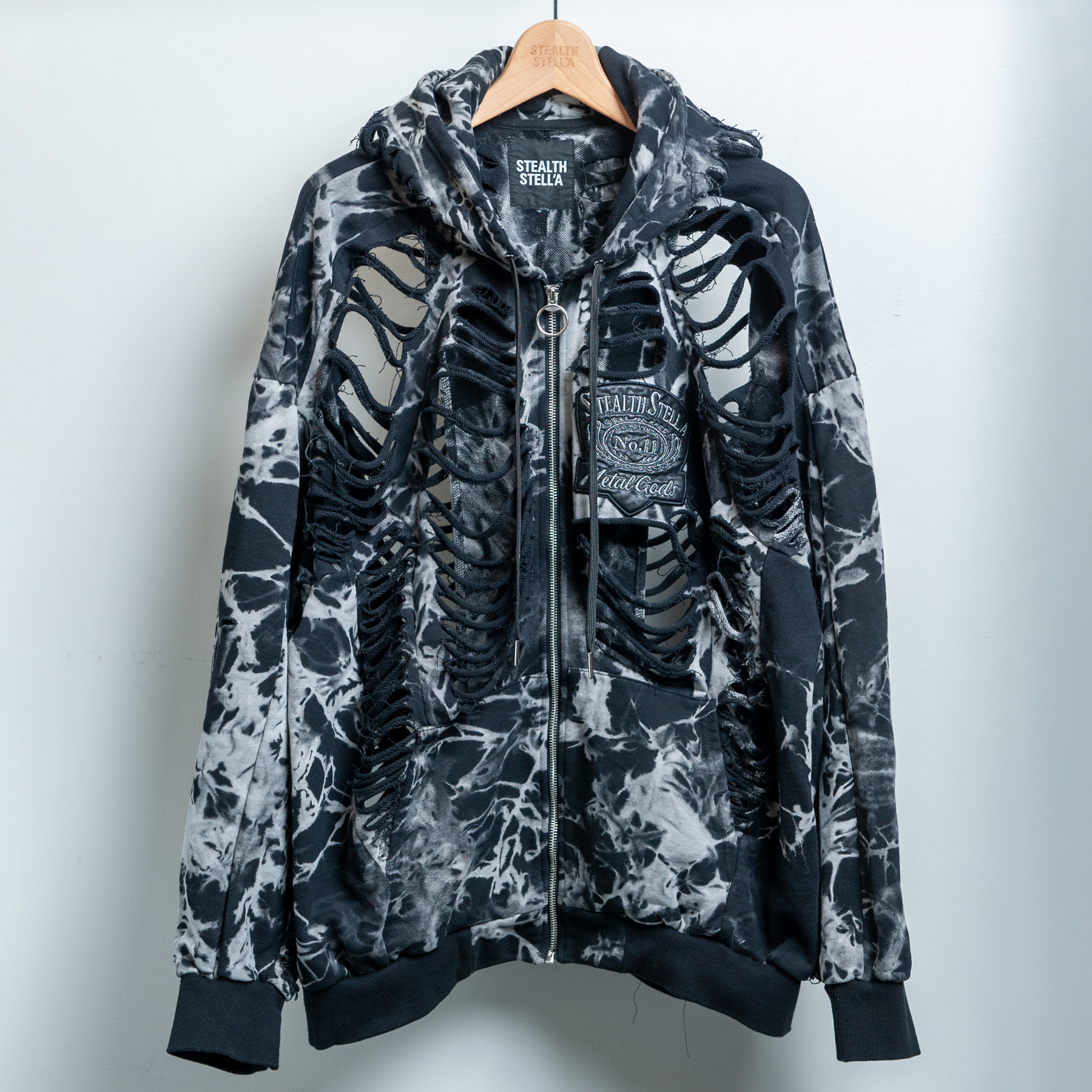 【STEALTH STELL'A】DESTROY HOODIE-REGULAR (BLACKMIX)