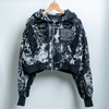 【STEALTH STELL'A】DESTROY HOODIE-SHORT (BLACKMIX)