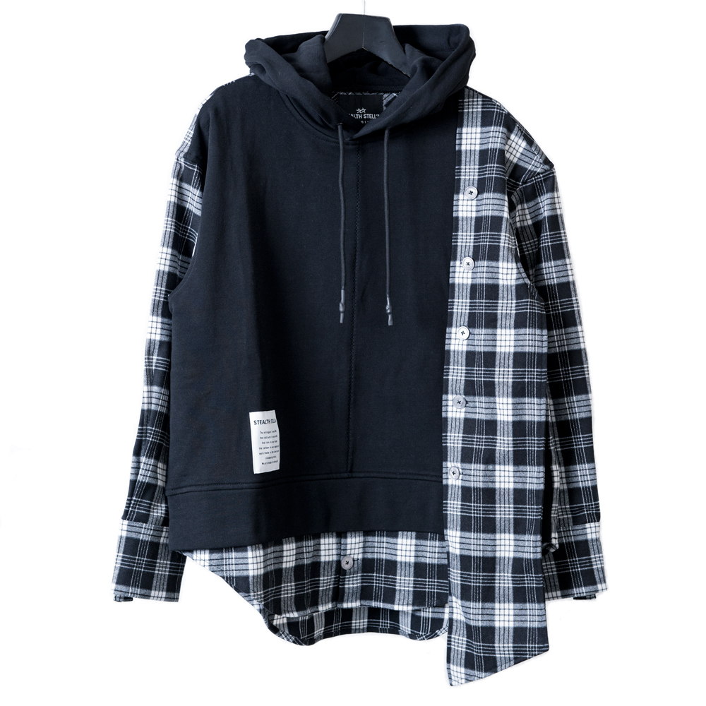 【STEALTH STELL'A】GRUNGY PARKER-LT（BLACK）