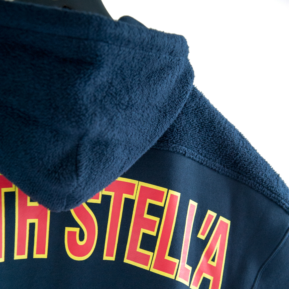 【STEALTH STELL'A】COLLEGE-HOODIE（NAVY）